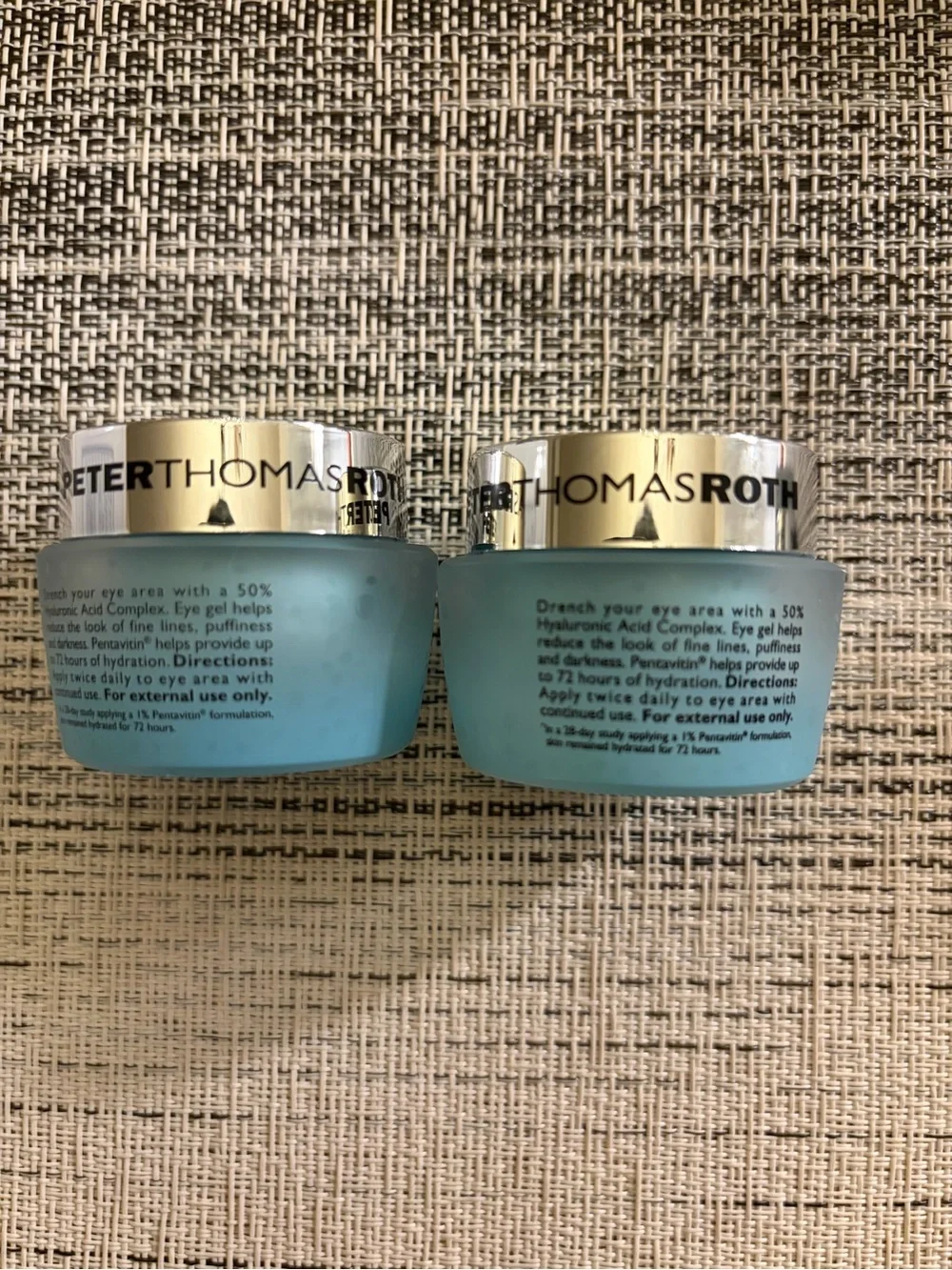Peter Thomas Roth Water Drench Hyaluronic Cloud Hydrating Eye Gel  lot of 2